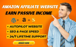 I will build autopilot amazon affiliate website store